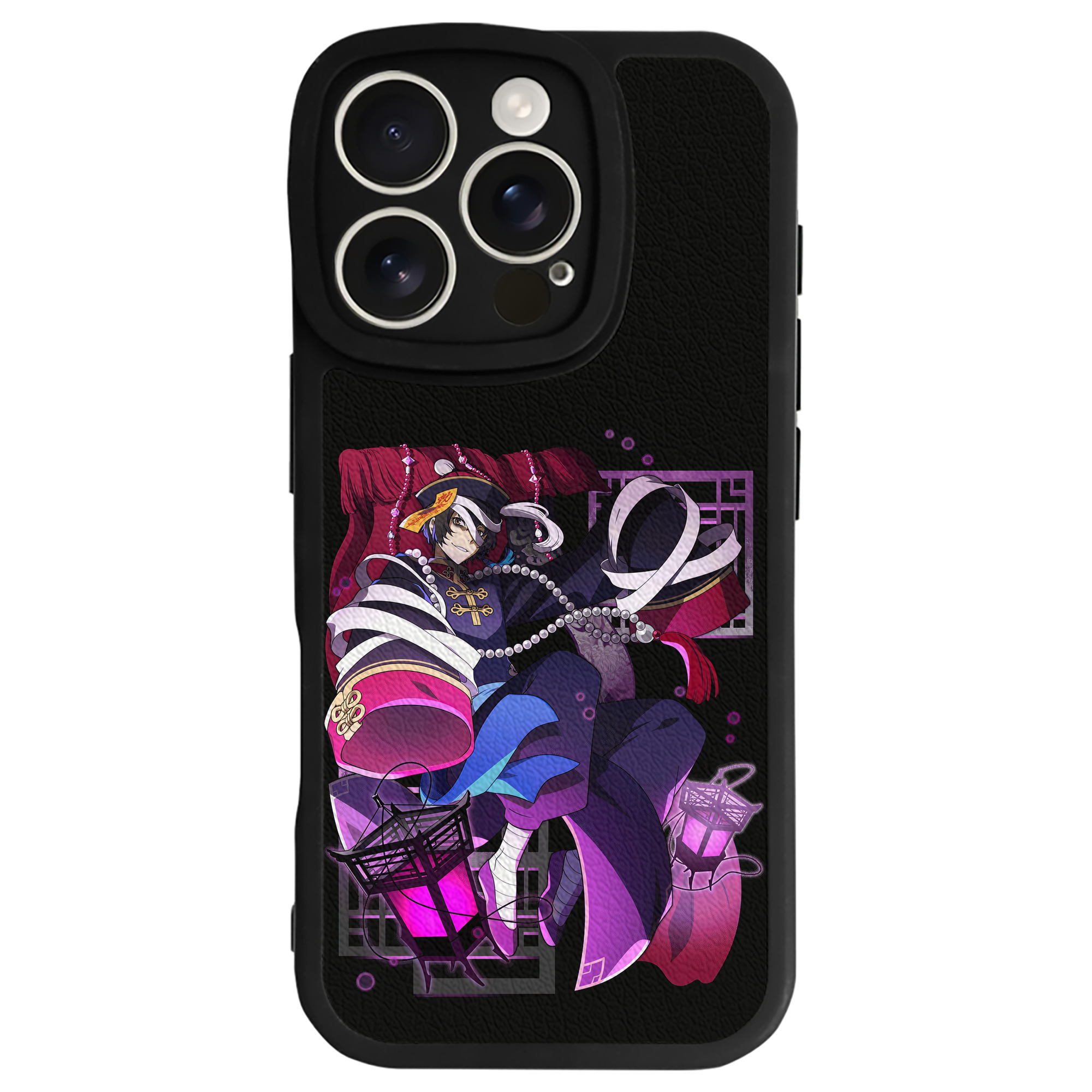 （画像用） 文豪ストレイドッグス Bungo Stray Dogs 【iPhone 16シリーズ対応】シリコンスマホケース（レザー調） 材質：シリコン